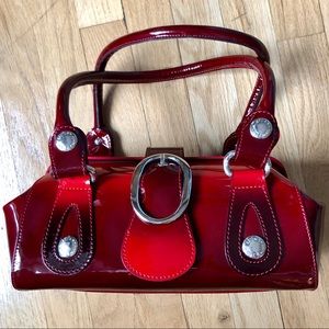 AUTHENTIC Stuart Weitzman “Heydoc” Red Parent Bag